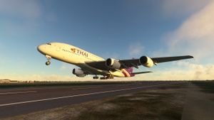 FBW A380 Thai Airways HS-TUA 4K 8K thumbnail 10