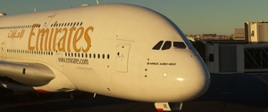 FBW A380X | Emirates (OLD LIVERY)| A6-EVK | 8K thumbnail 2