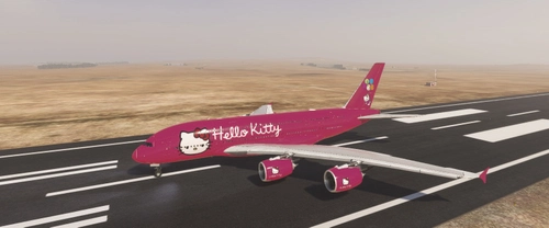 [FBW A380X]  Hello Kitty  (Fictional) 