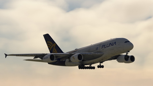 FBW A380X | PLUNA Uruguay (Fictional) | 4K