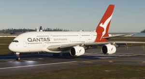 FBW A380X | Qantas VH-OQH "Silver Roo" | 4K & 8K thumbnail 3