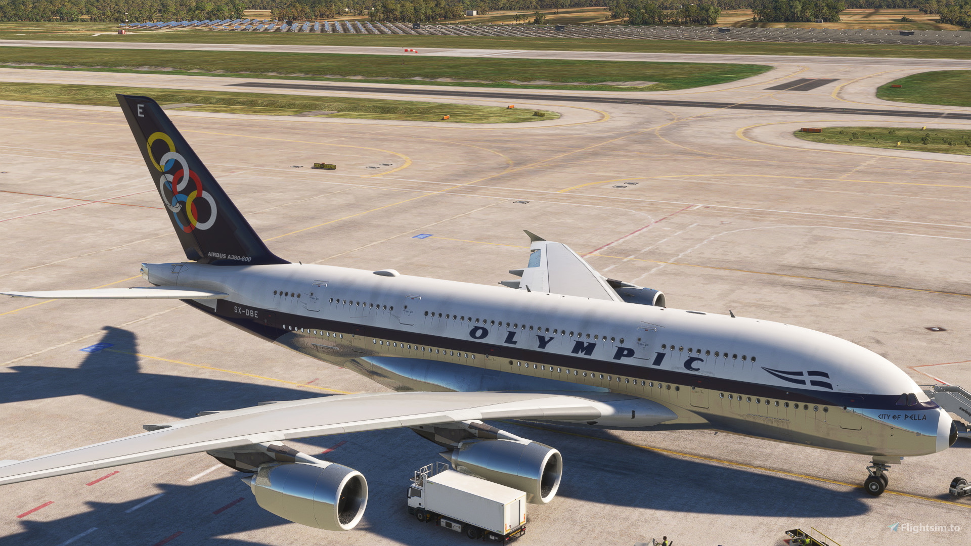 FBW A380X Olympic Airways for Microsoft Flight Simulator | MSFS