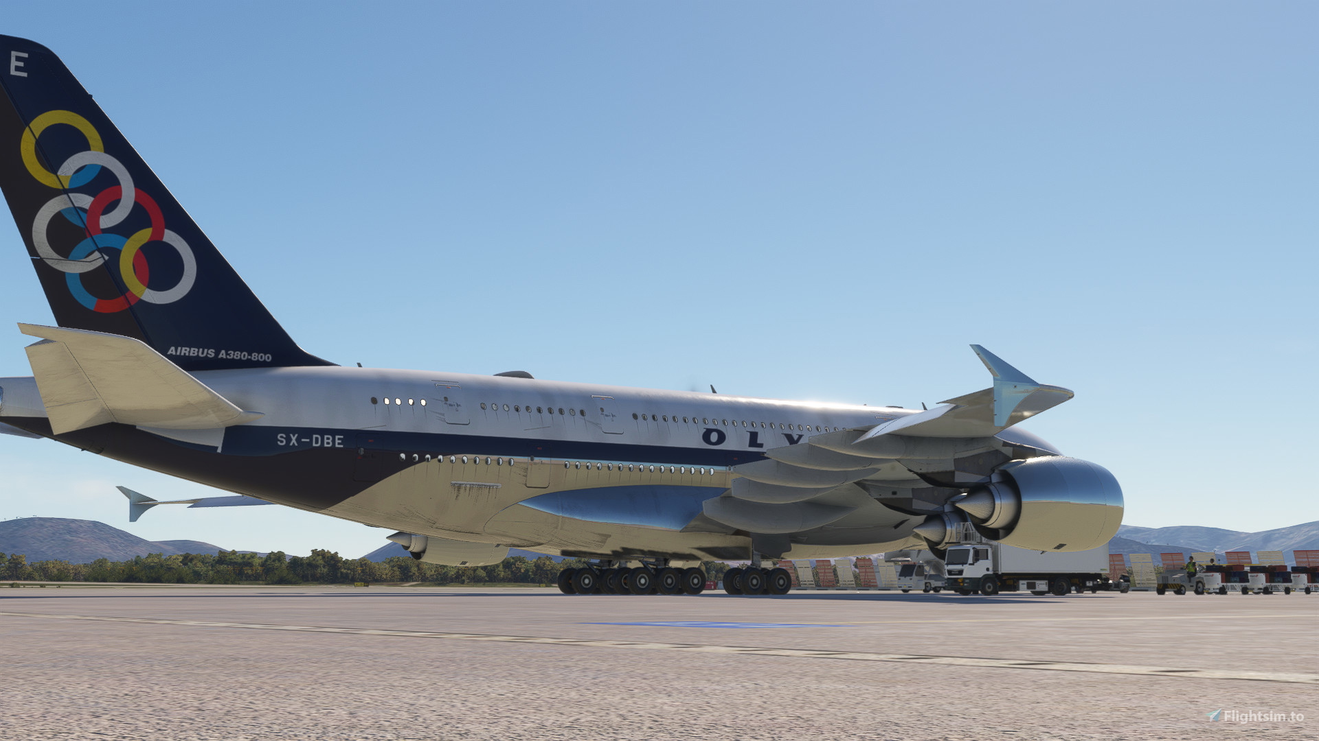 FBW A380X Olympic Airways for Microsoft Flight Simulator | MSFS