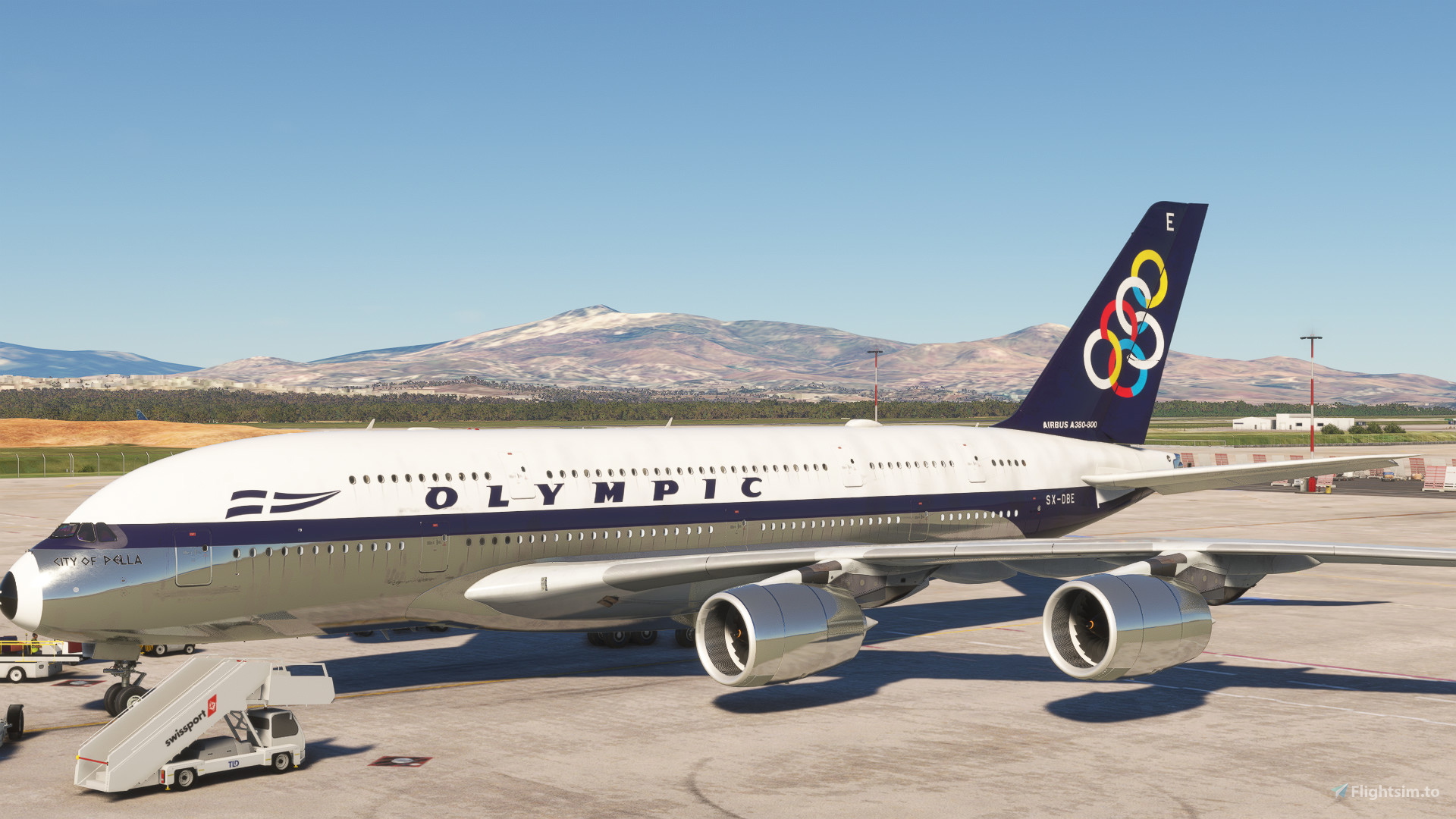 【Olympic Airways】機内誌『モーション（Motion）』30周年 FBW A380X Olympic Airways for Microsoft Flight Simulator | MSFS