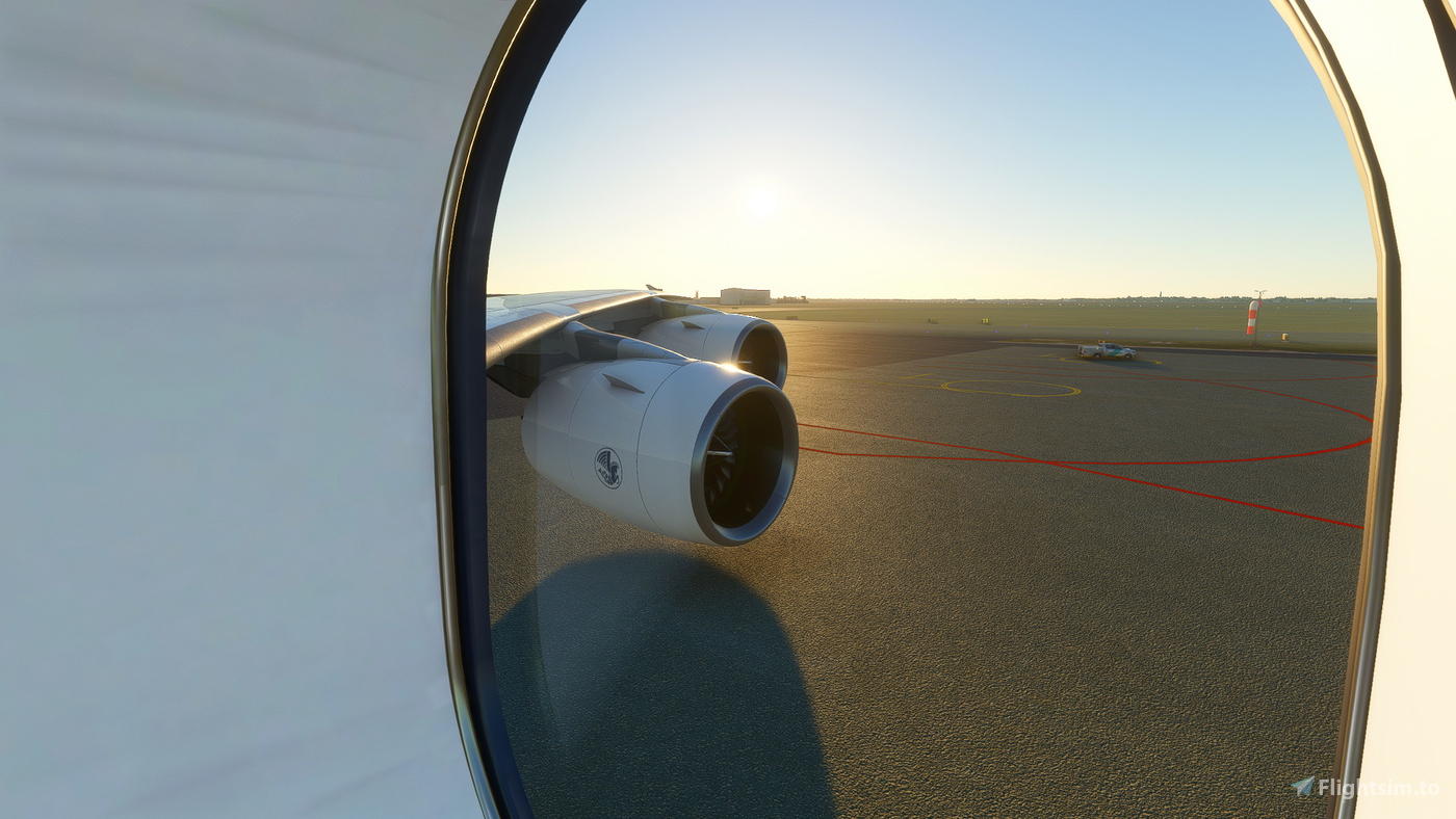 FBW A380X Realistic Views (0-9) for Microsoft Flight Simulator | MSFS