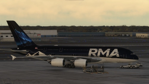 FBW Airbus A380 Rocky Mountain Airlines 2025 Blue Top