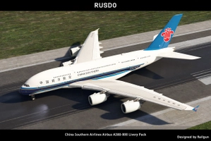 【FBW/MFS】China Southern Airlines Airbus A380-800 Livery Pack thumbnail 2