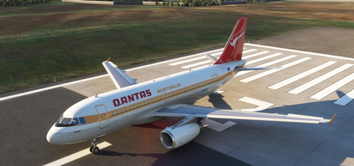 FENIX A319  QANTAS Australia Retro