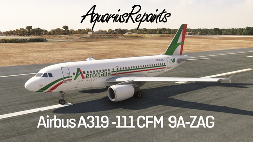 FENIX A319-111(CFM) First  Aeroitalia A319 9A-ZAG v1.2