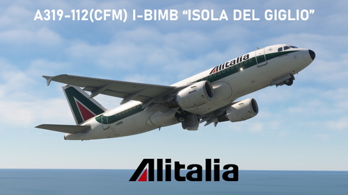Fenix A319-112(CFM) Alitalia Old  I-BIMB 8K Livery