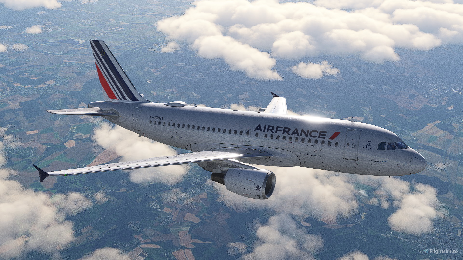 Fenix A319] Airbus A319 Air France [4K] for Microsoft Flight