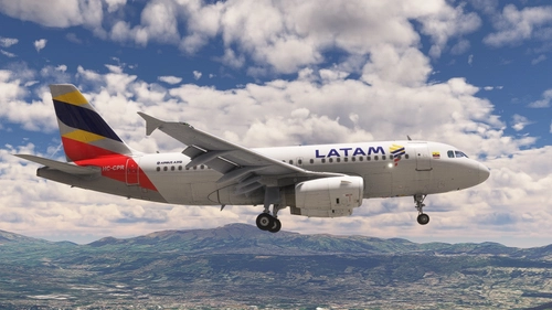 [Fenix A319 BFU] Airbus A319 LATAM Ecuador [4K]