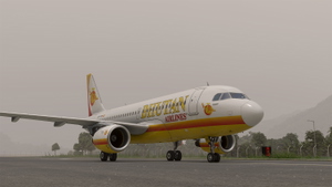 MSFS 2024 Fenix A319 WF Bhutan Airlines CFM A5-RIM with Cabin Interior  8K thumbnail 2