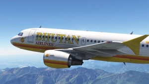 MSFS 2024 Fenix A319 WF Bhutan Airlines CFM A5-RIM with Cabin Interior  8K thumbnail 5