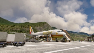 MSFS 2024 Fenix A319 WF Bhutan Airlines CFM A5-RIM with Cabin Interior  8K thumbnail 7