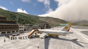 MSFS 2024 Fenix A319 WF Bhutan Airlines CFM A5-RIM with Cabin Interior  8K thumbnail 9