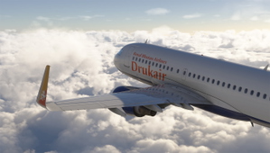 MSFS2024 Fenix A319 SL Drukair (A5-JSW) with Cabin Interior 8K thumbnail 4