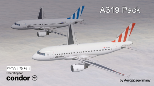 FENIX A319 V2 |Condor /  Fly Air41 Fleet Pack (with custom Cabin) 8K