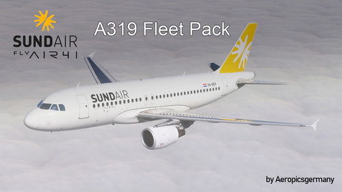 FENIX A319 V2 | Sundair / Fly Air41 Fleet Pack (with custom Cabin) 8K