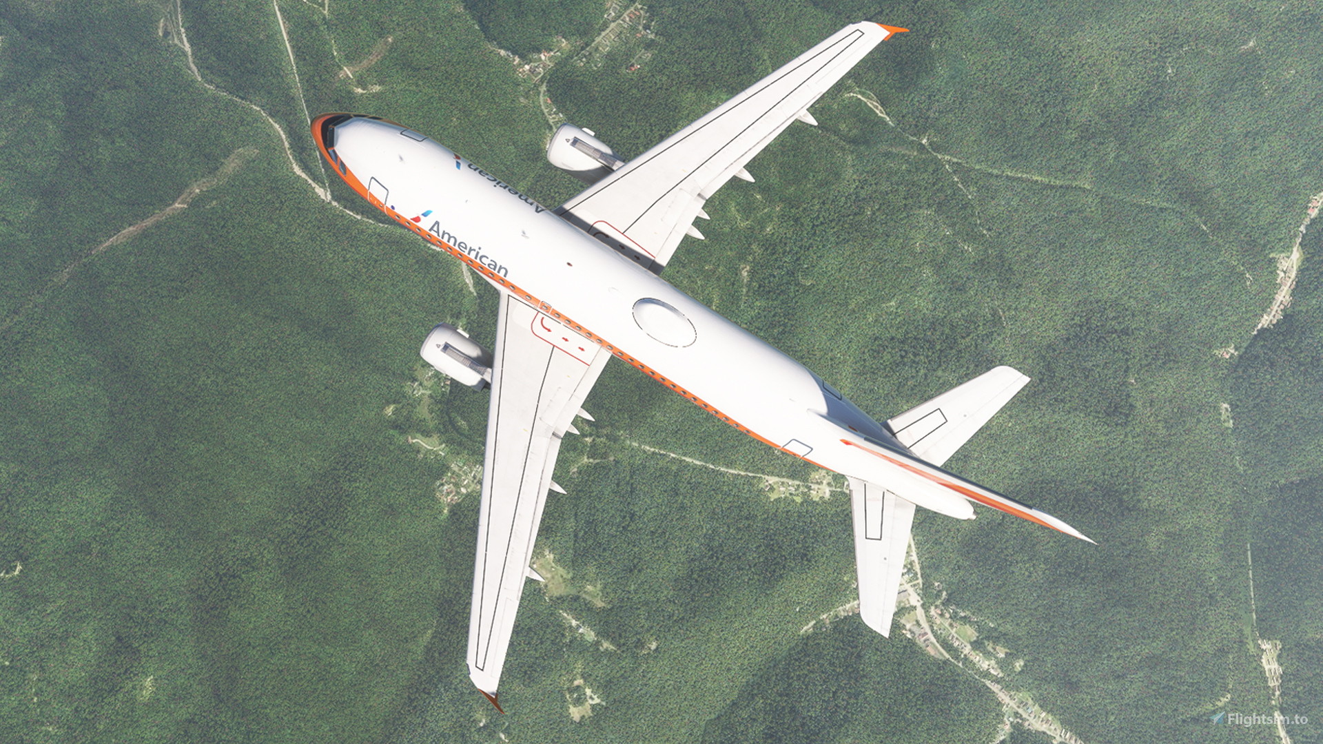 Fenix A319 /w cabin American Airlines - PSA Heritage - N742PS [8K