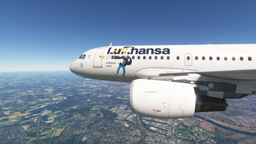 Fenix A319 w/ cabin Lufthansa - Luflieger - Cu & Cosmo (D-AILU) [8K]