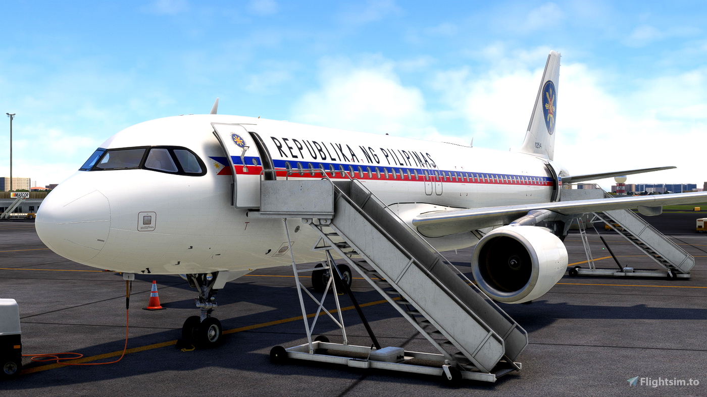Fenix A320 Philippine Air Force 250th Presidential Airlift Wing CFM 8K 对于 Microsoft Flight
