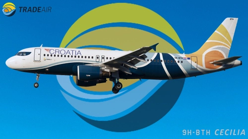 Fenix A320 | Croatia Air | A320 9A-BTH Cecilia | 8k High Fidelity Livery - "CodeShare with Benek"