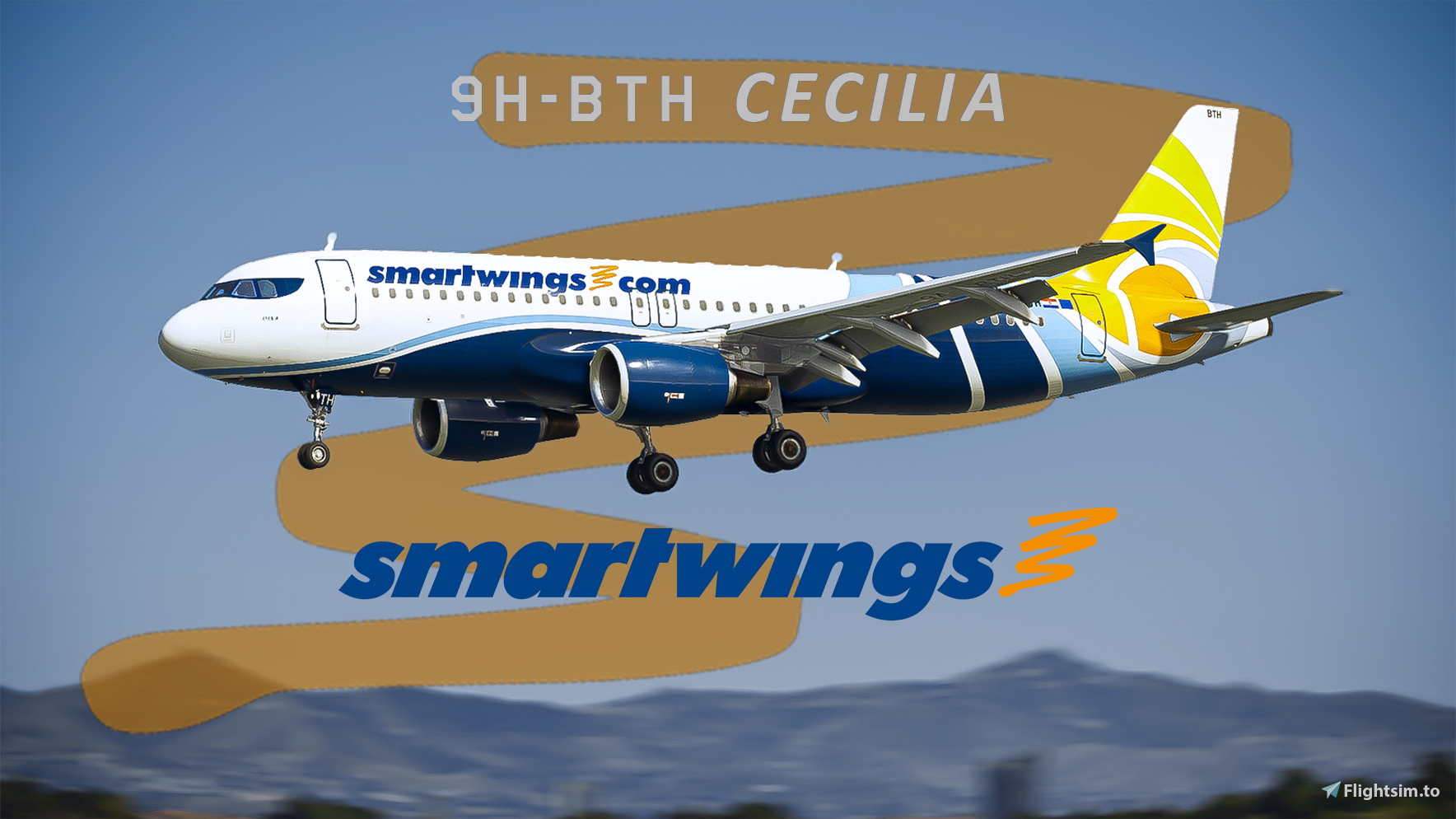 Fenix A320 | Smartwings A320 9A-BTH Cecilia | 8k High Fidelity Livery ...