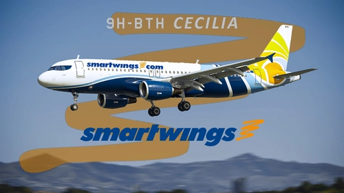 Fenix A320 | Smartwings A320 9A-BTH Cecilia | 8k High Fidelity Livery - "CodeShare with Benek"