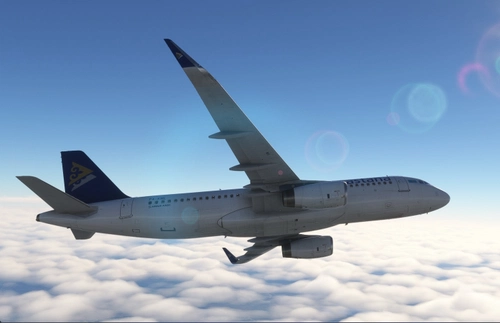 Fenix A320 Air Astana P4-KBE Sharklets 4K