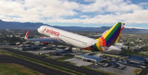 Fenix A320 N724AV Avianca Pride Sharklets + Cabin & GPU  [2K 4K 8K] thumbnail 4