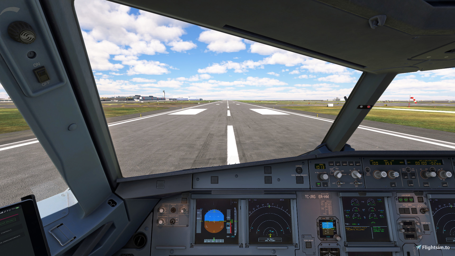 Fenix A320 (B2) -> Clean Cockpit Textures  /  by Flops - Image 1