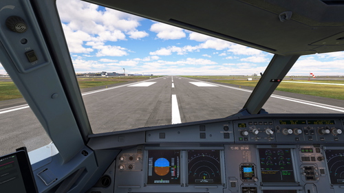 Fenix A320 (B2) -> Clean Cockpit Textures  /  by Flops