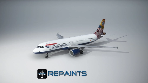 Fenix A320 CFM - British Airways G-BUSJ Water Dreaming [4K]