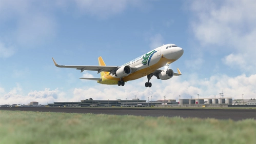 MSFS 2024 Fenix A320 SL Cebu Pacific Air CFM (RP-C4101) IRL Old Classic Livery with Cabin 8K