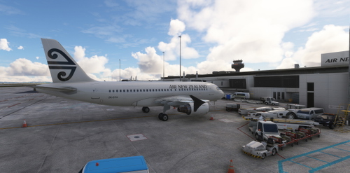 Fenix A319 CFM - Air New Zealand All White