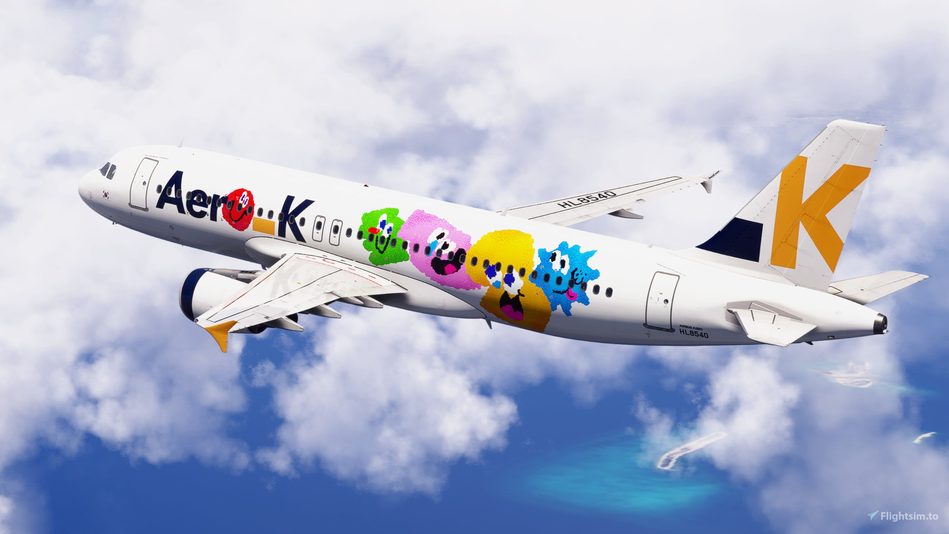 Excellence in Flight様 Fenix A320 CFM – Aero K HL8540 