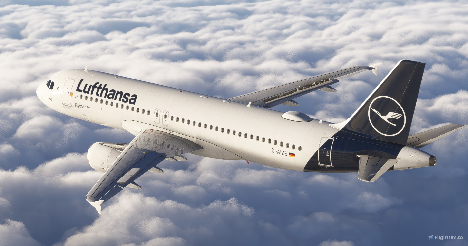 Lufthansa [Package] w/Cabin Fenixsim A320 for Microsoft Flight