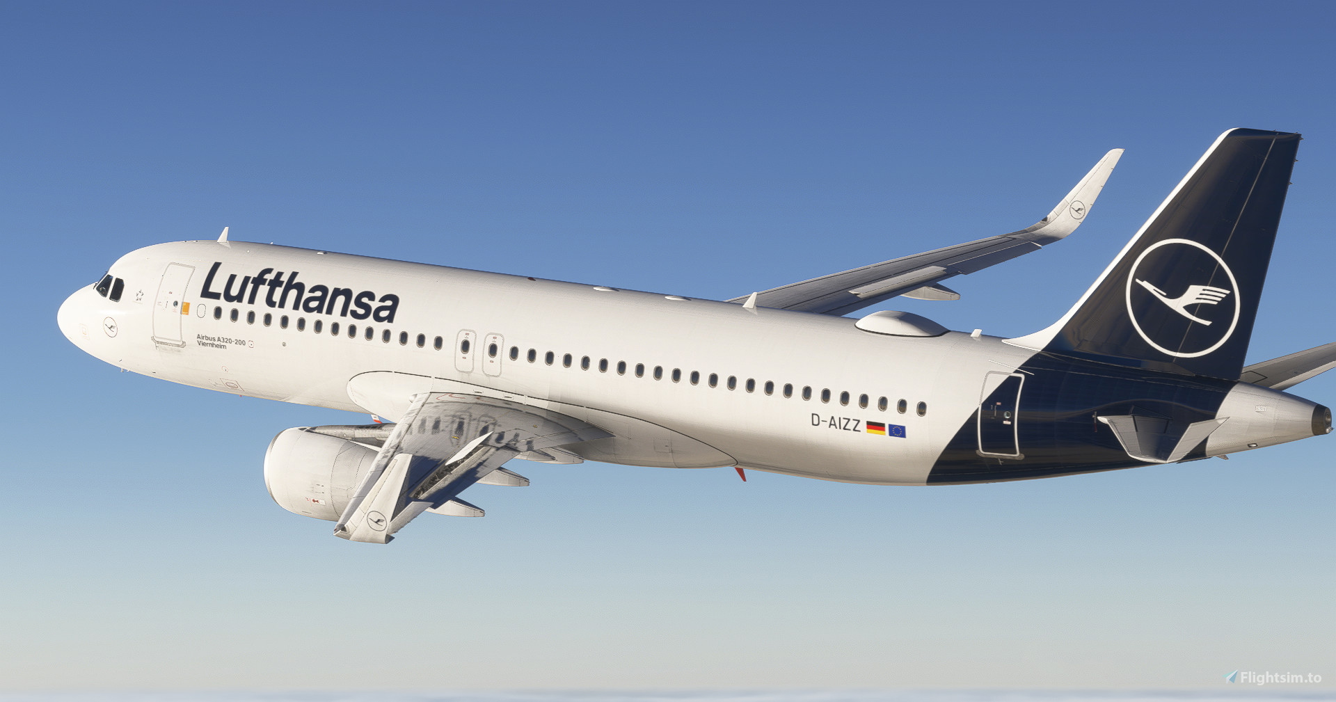 Lufthansa [Package] w/Cabin Fenixsim A320 for Microsoft Flight
