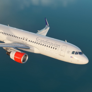 Fenix A320 CFM SL | Scandinavian SE-ROG | 8k + Cockpit Decals + Cabin thumbnail 3