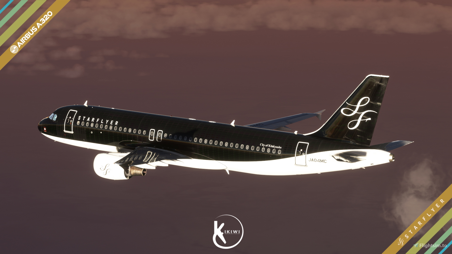 DISCONTINUED] - Fenix A320 CFM (V2) Starflyer JA04MC & JA08MC - 8K