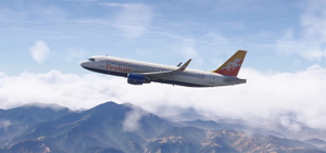 MSFS 2024 Fenix A320 SL CFM Drukair (A5-JKW) with Cabin Interior thumbnail 3