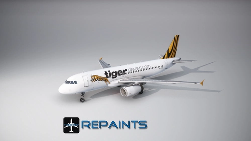 Fenix A320 IAE - Tiger Airways - 9V-TRH [4K]
