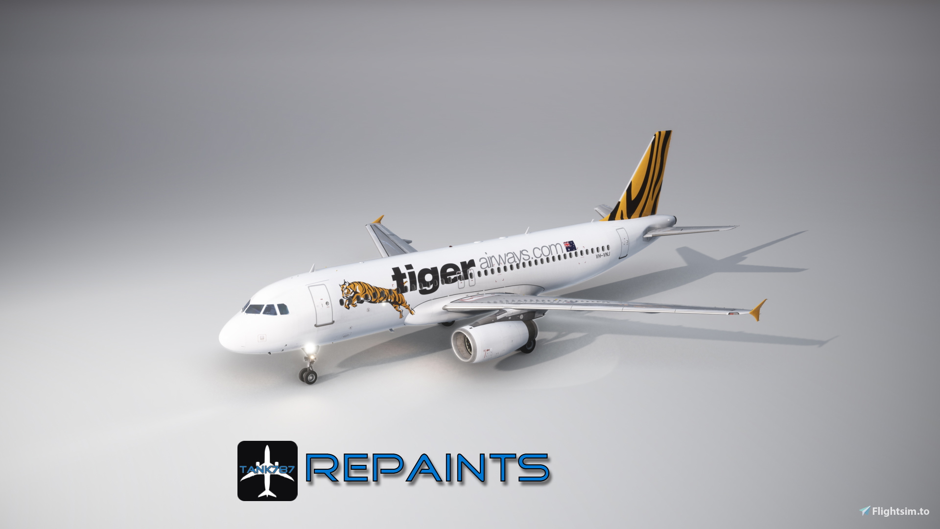 Fenix A320 IAE - Tiger Airways VH-VNJ [4K] - Aircraft Liveries for