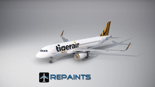 Fenix A320 IAE - Tigerair Singapore - 9V-TRI Sharklets [4K]