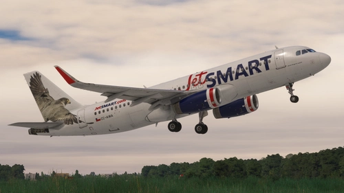 Fenix A320SL  JetSmart  | CC-AWA | 4K