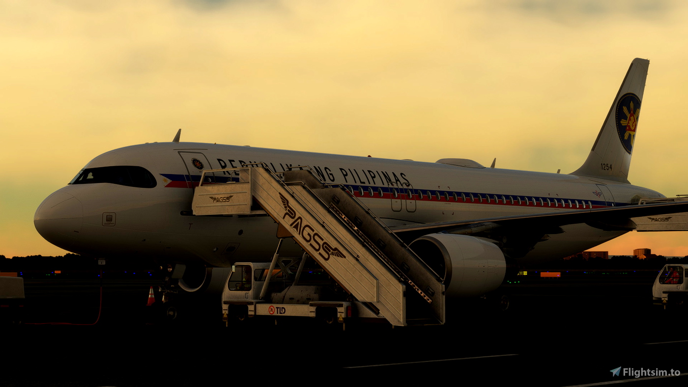 Fenix A320 Philippine Air Force 250th Presidential Airlift Wing CFM 8K 对于 Microsoft Flight