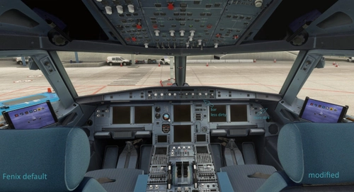 Fenix A320 Real Color Cockpit