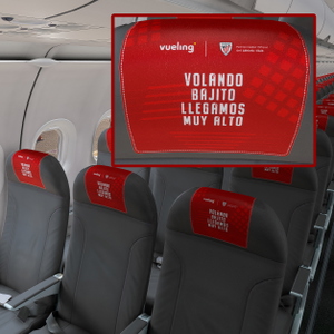 Fenix A320 SL | Vueling Athletic Club EC-LUO | 8k + Cockpit Decals + Cabin thumbnail 11