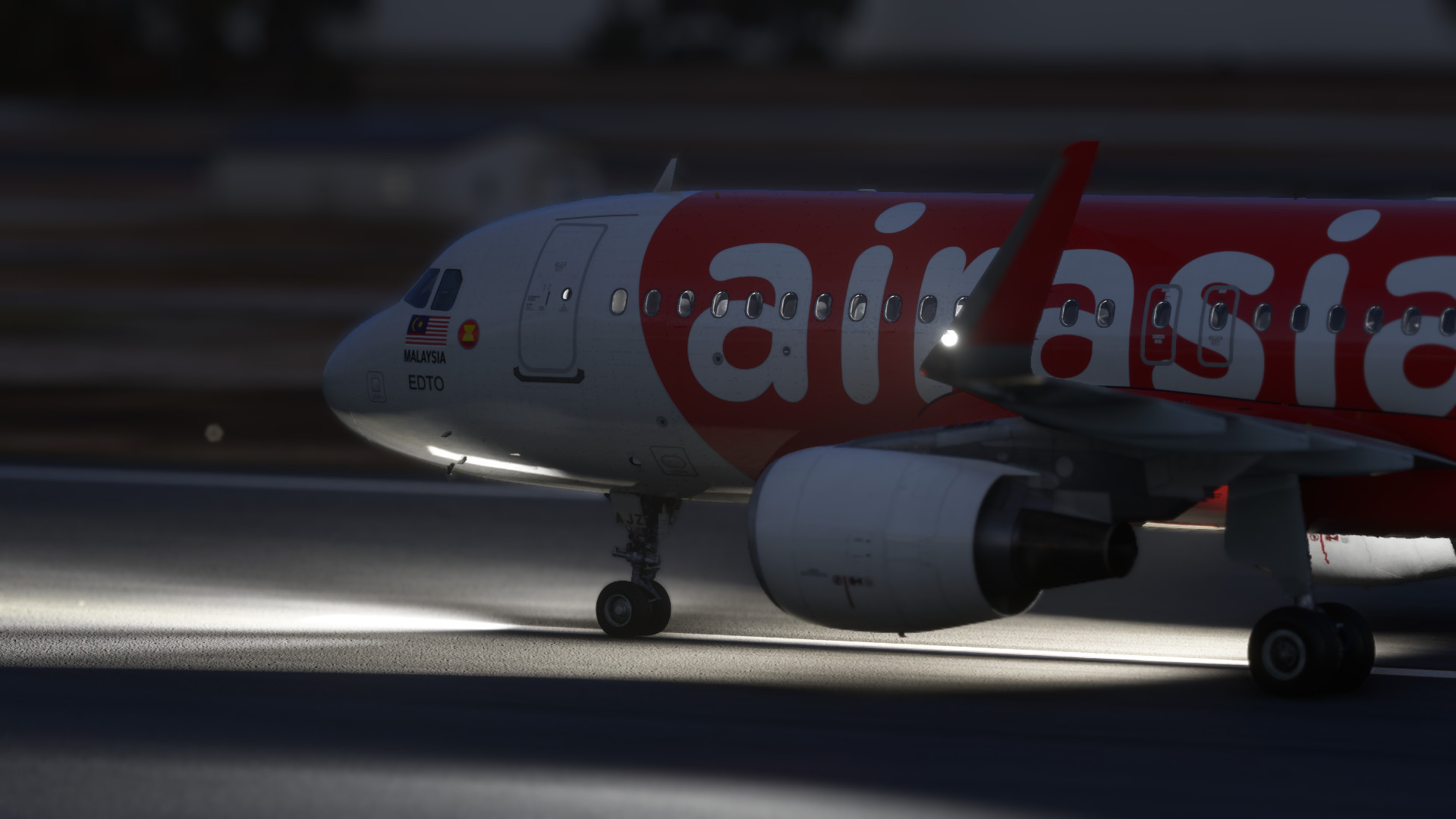 Fenix A320 V2 - Air Asia Malaysia (9M-AJZ) - Aircraft Liveries for